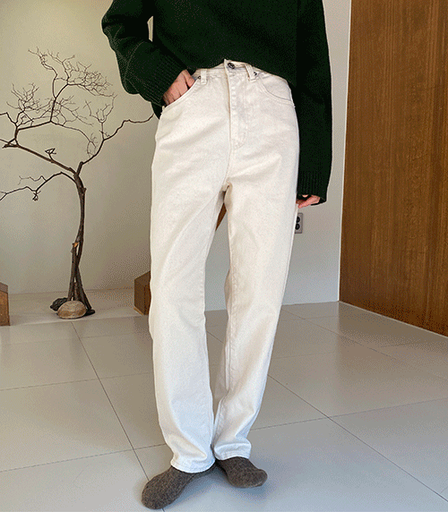[sale] Arle straight pants (2 color)