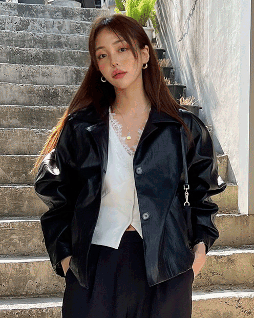 Soi leather jacket ( 3 color )
