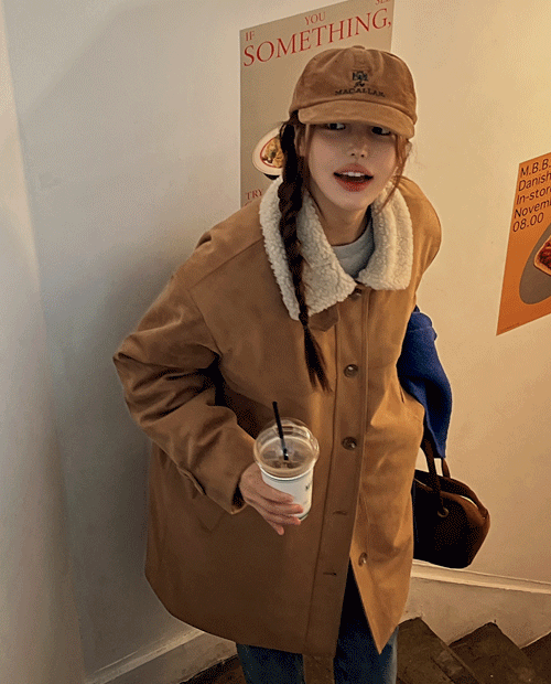 Camila suede coat jacket ( 2color ) ★입고지연