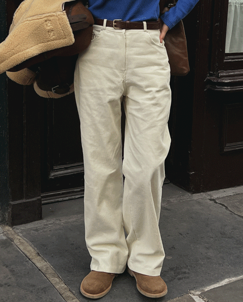 Havel corduroy wide pants ( 3color )